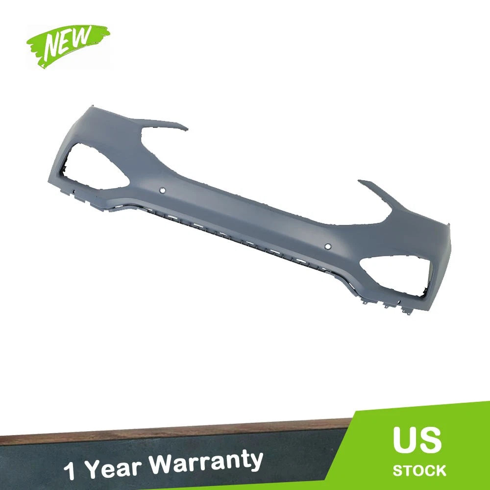 Primed Front Upper Bumper Cover for Ford Edge (2019–2024) with Park Assist