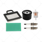 Spark Plug Air Fuel Oil Filter Kit for Briggs Intek V Twin (14-24HP)
