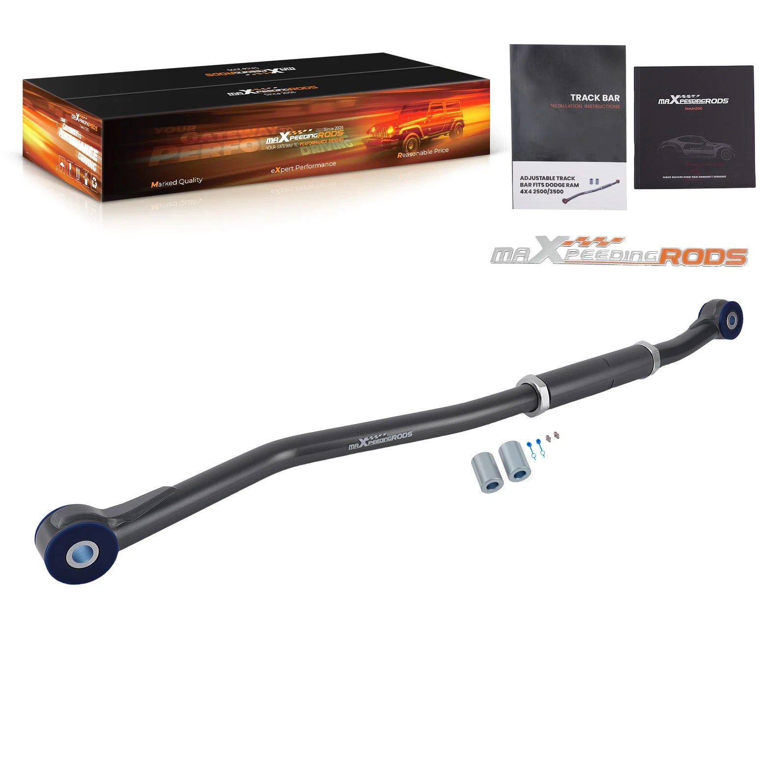 Front Suspension Track Bar for Dodge Ram 2500 3500 (2003–2013) with Zerk Fitting