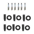 Set of 6 Double Iridium Spark Plugs & Ignition Coil Boot Kit for Escape V6 (2001–2012)