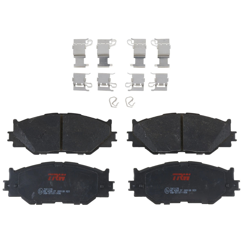 Set of 4 Disc Brake Pads for Lexus IS250 (2006–2008)