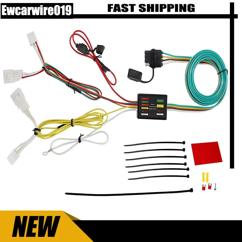 4 Pin Trailer Tow Hitch Wire Harness Connector 56147 for Toyota Prius (2004–2015)