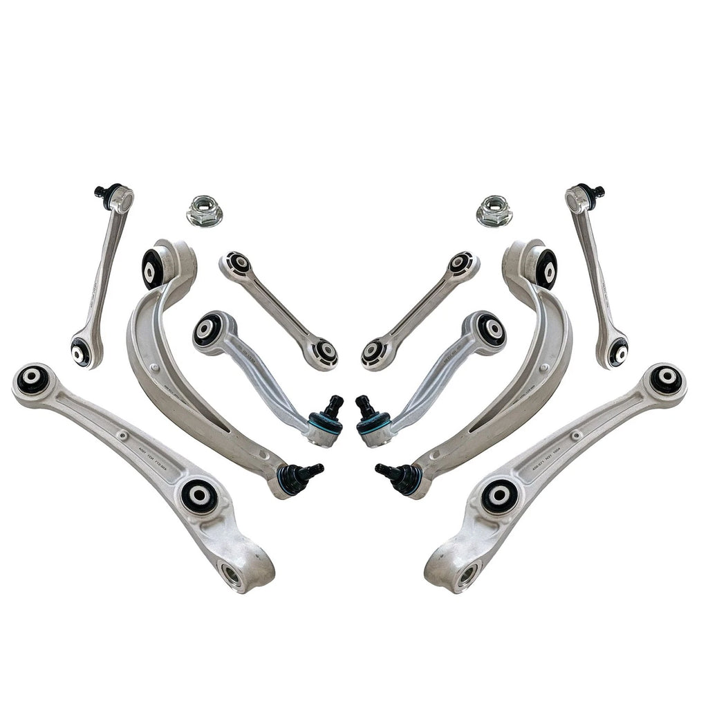 10pc Suspension Kit Front Upper Lower Control Arm for Audi A4 A5 S4 S5 Q5 (2008–2020)