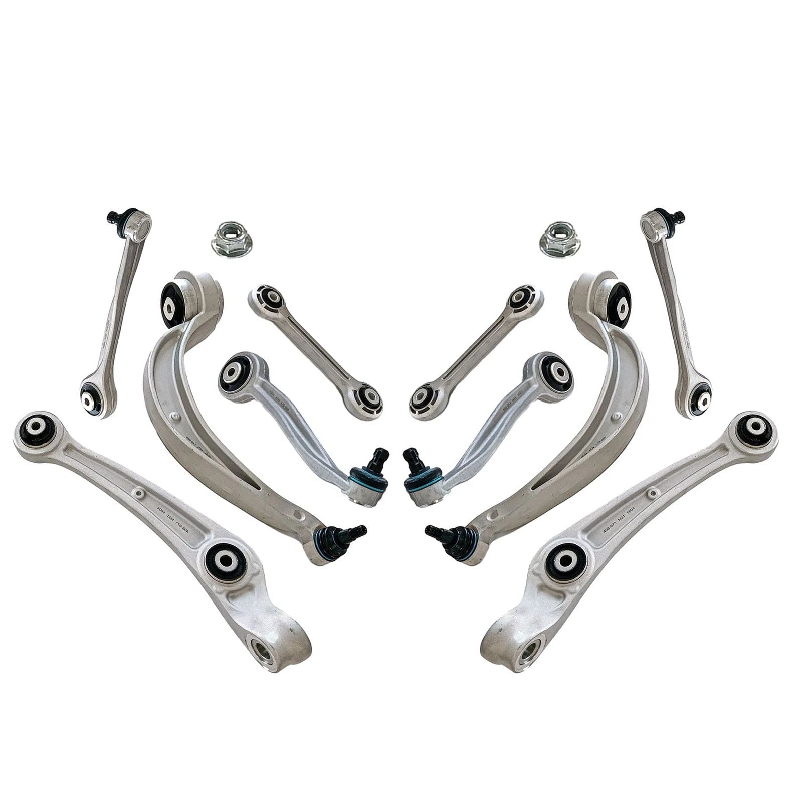 10pc Suspension Kit Front Upper Lower Control Arm for Audi A4 A5 S4 S5 Q5 (2008–2020)