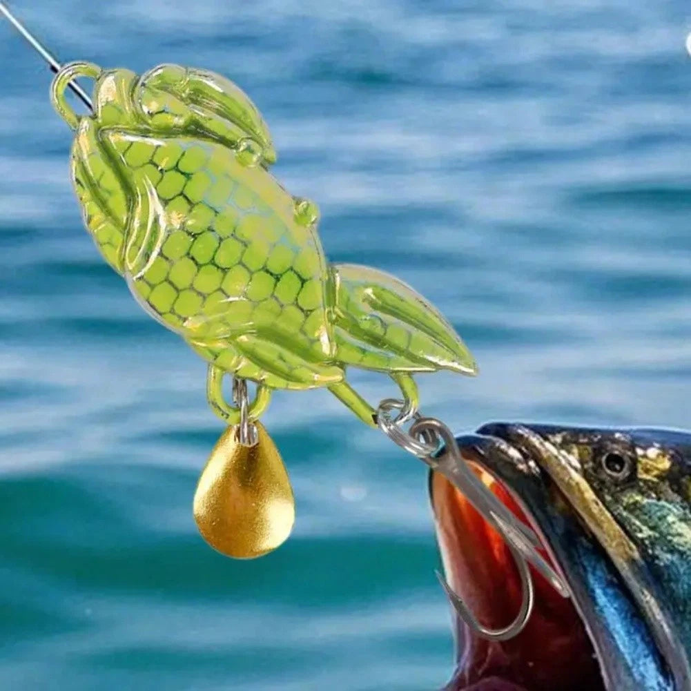 35mm Bass Fishing Metal Crab Spoon Lure 10g Long Casting Bait