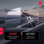 Left Driver Side Mirror Glass for Audi A3 (2013-2013)
