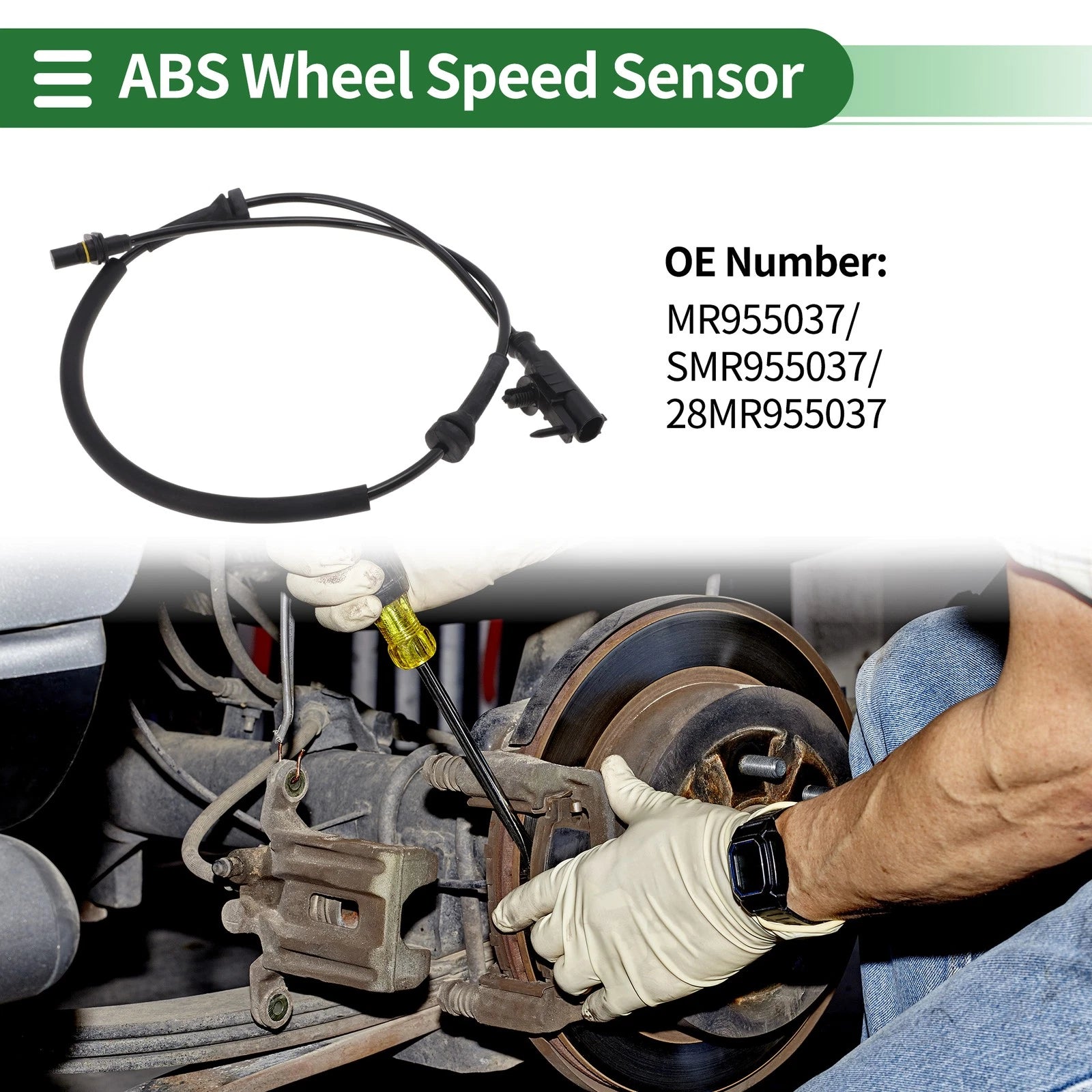 ABS Wheel Speed Sensor MR955037 for Mitsubishi Colt (2004–2012)
