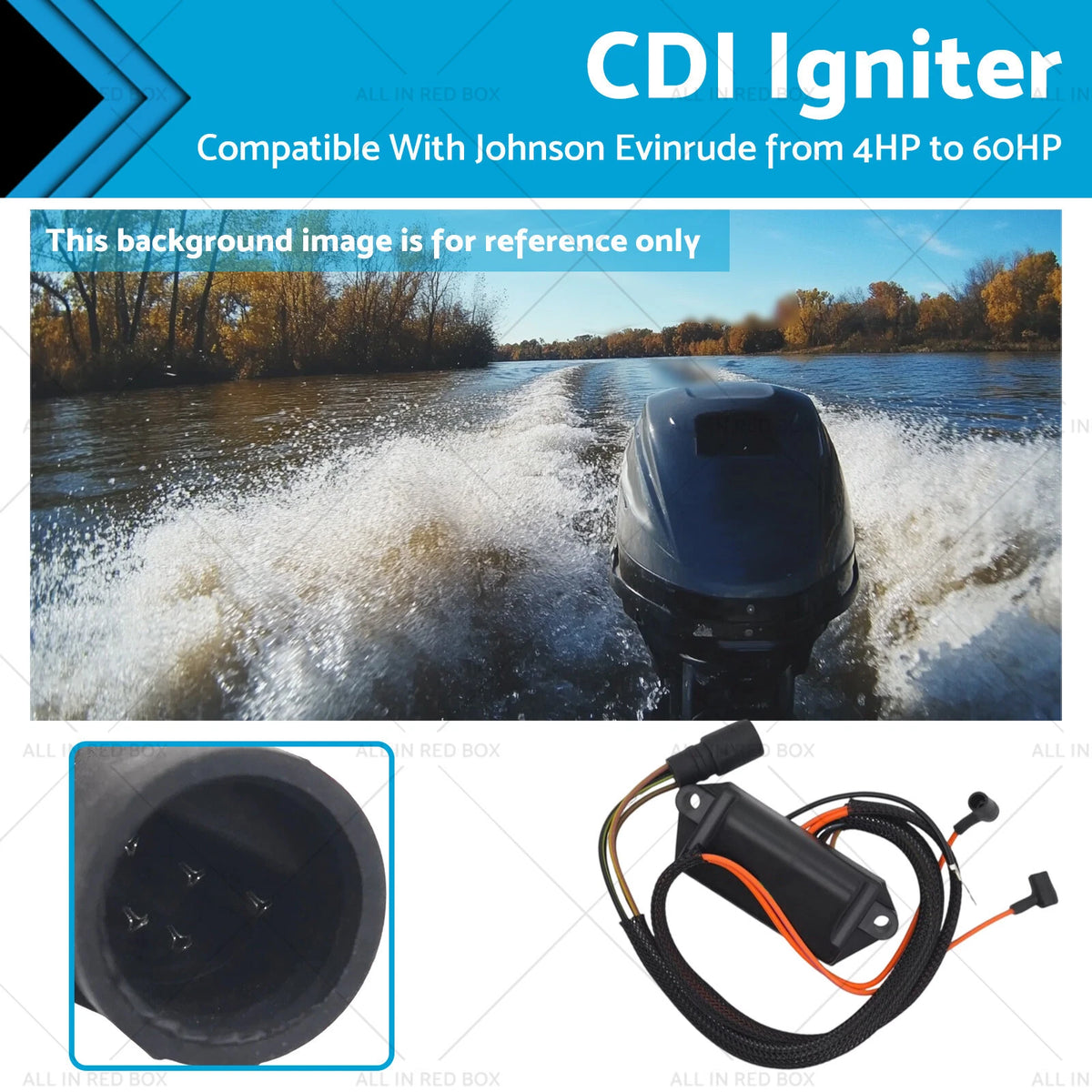 CDI Power Pack for Johnson Evinrude 45HP 50HP 55HP 60HP (1985–1988) 582880