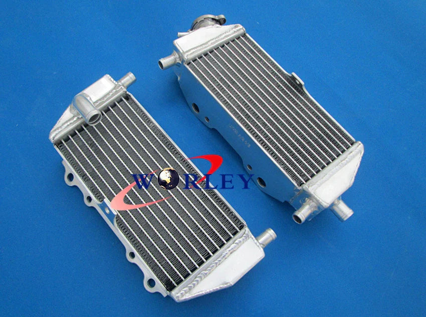 Aluminum Radiator & Silicone Hose for Kawasaki KX125 KX 125 (1999-2002)