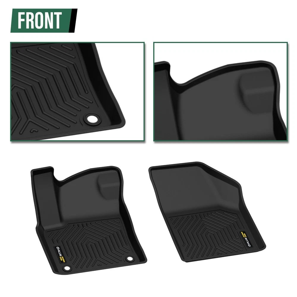 TPE Floor Mats Trunk Cargo Liner for Volkswagen Atlas (2018–2025)