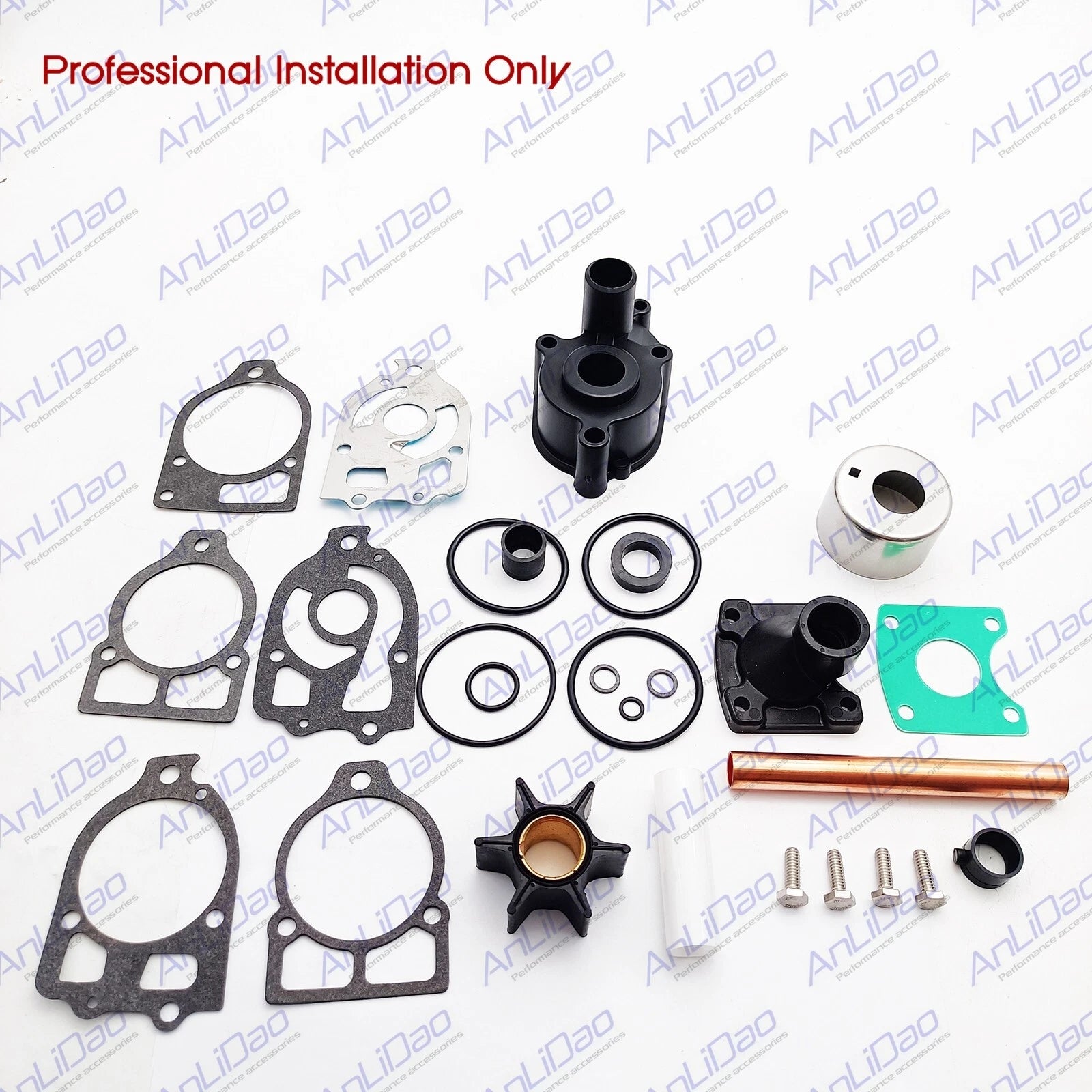 Water Pump Kit for Mercruiser Alpha One Gen 1 & MR (46-96148A8, 54235A2)