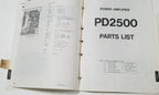Yamaha PD2500 Power Amp Service Manual & Schematics (1975–1980)