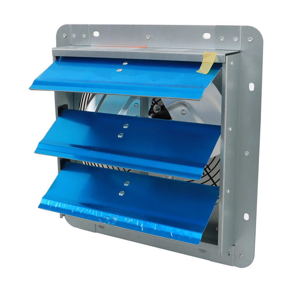 12" Wall Mounted Exhaust Fan for Garage Shop Attic (High Speed)
