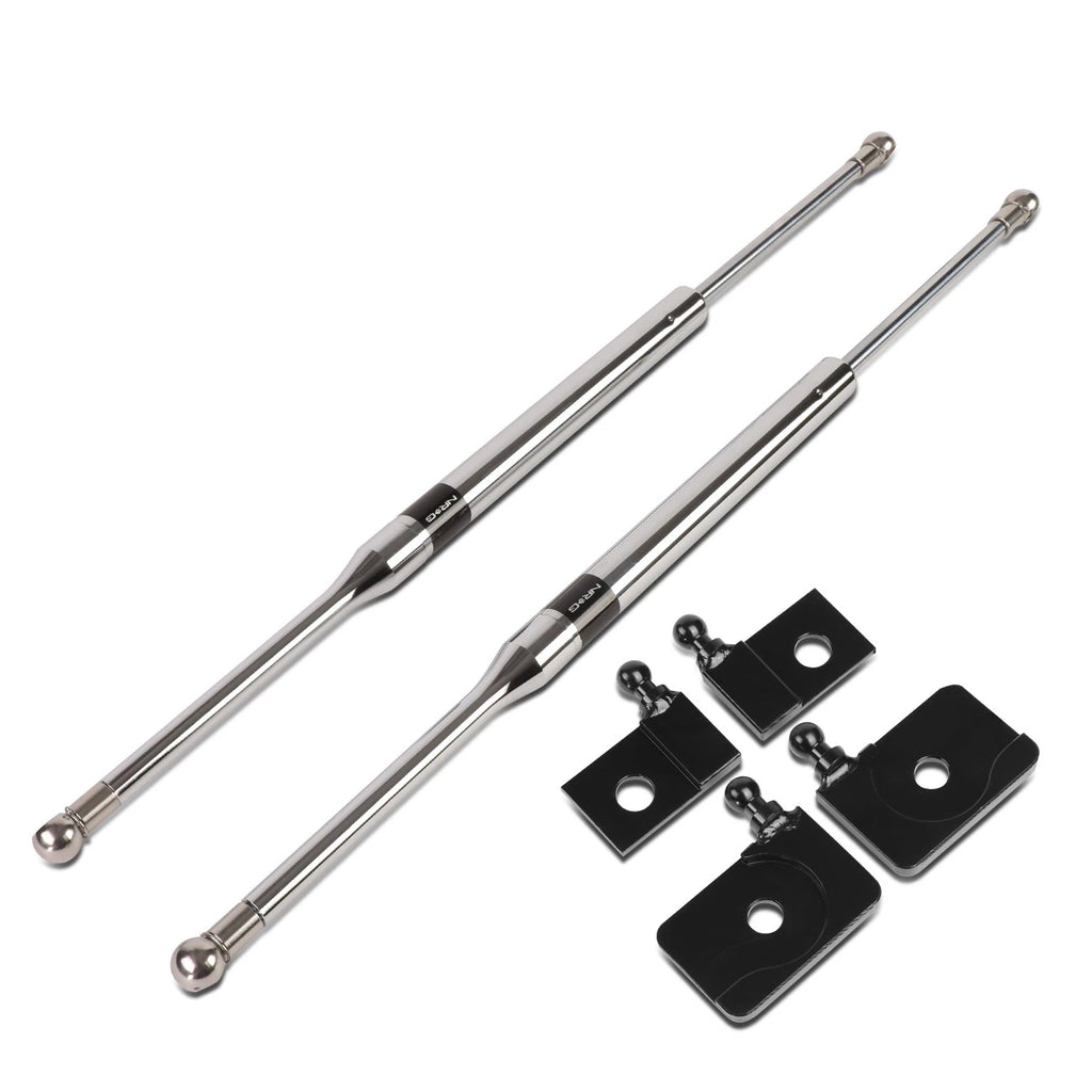 Pair of Stainless Steel Hood Dampers for Honda Fit (2007–2008) HD-160