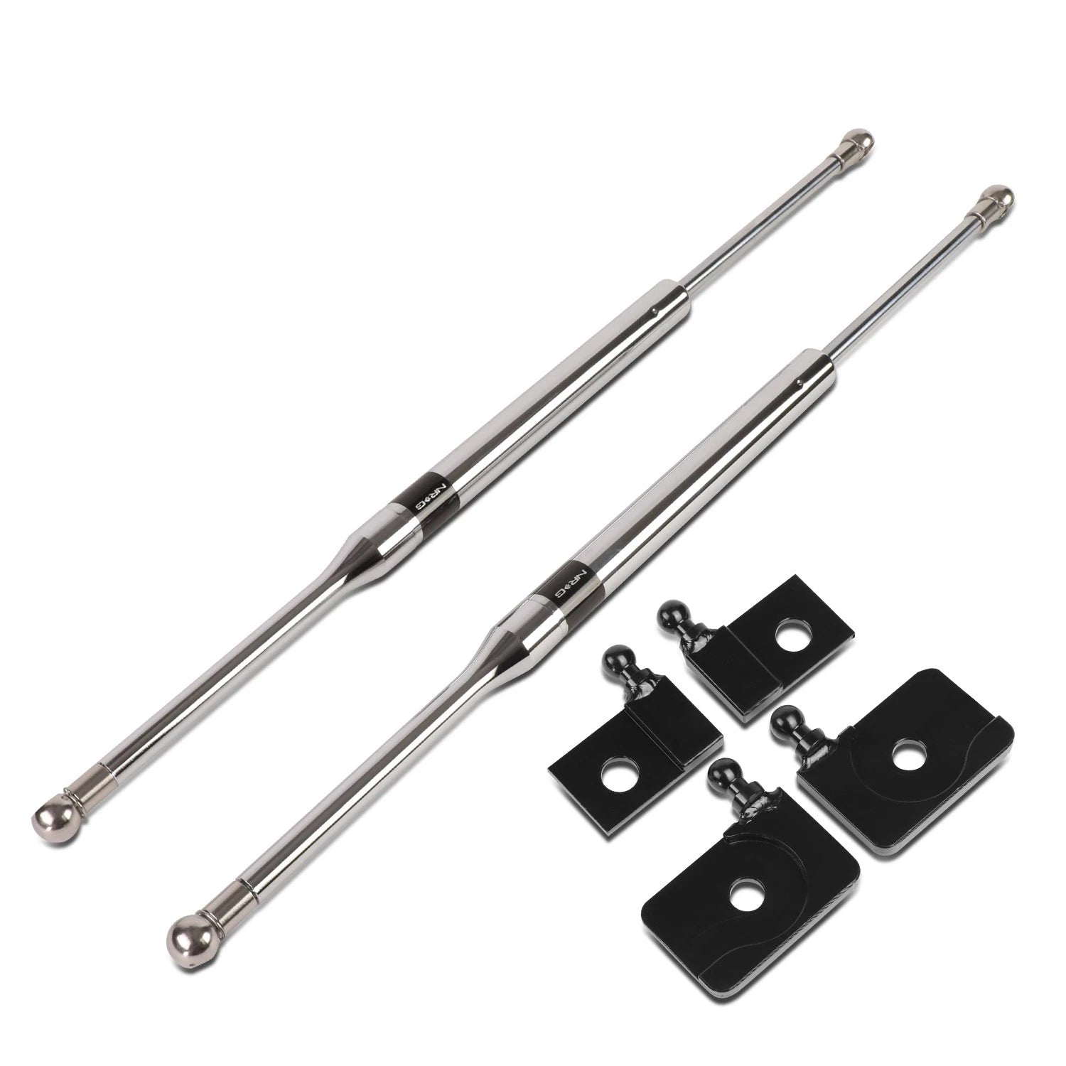 Pair of Stainless Steel Hood Dampers for Honda Fit (2007–2008) HD-160