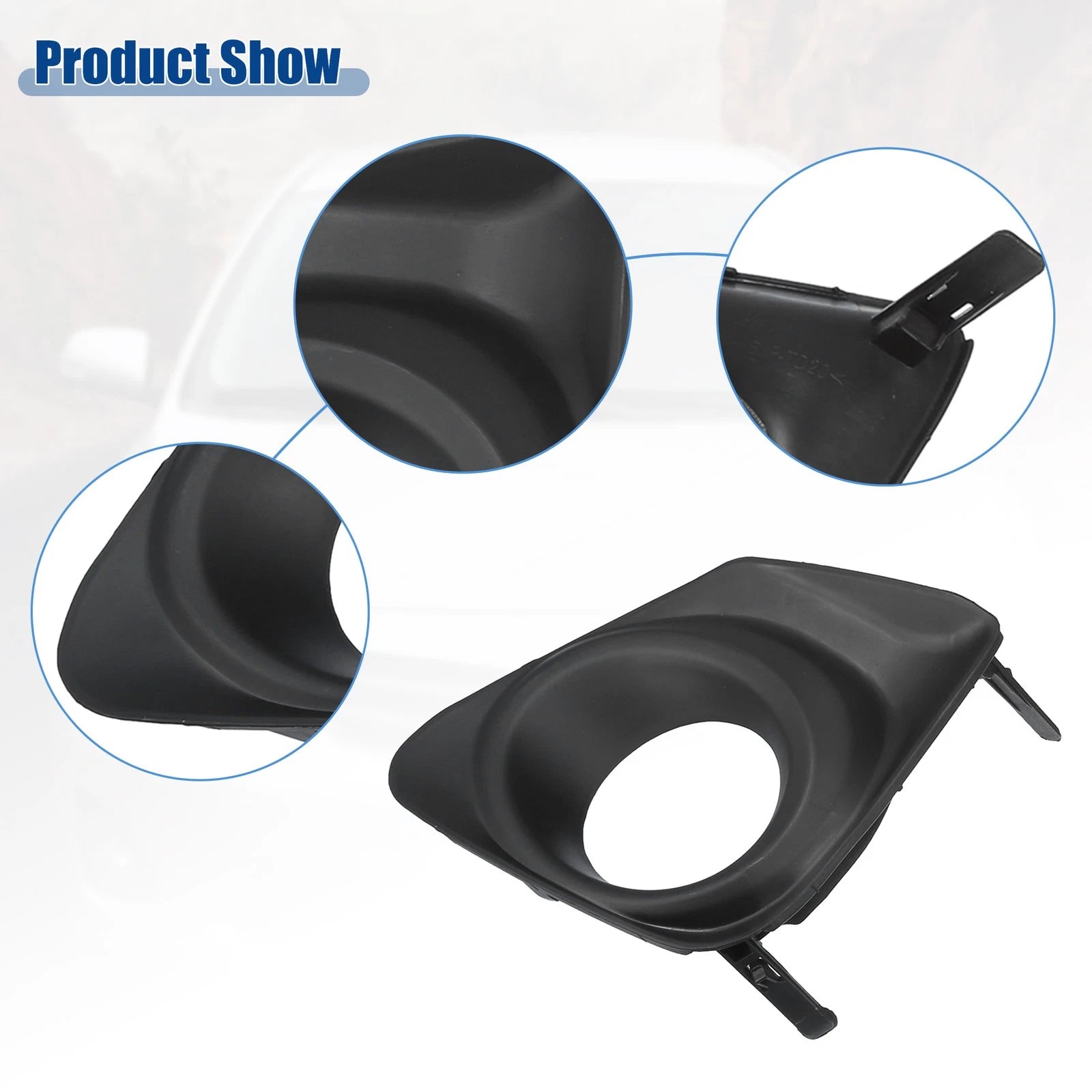 1 Pair Fog Light Grille Cover Trims for Toyota Corolla (2011–2013)