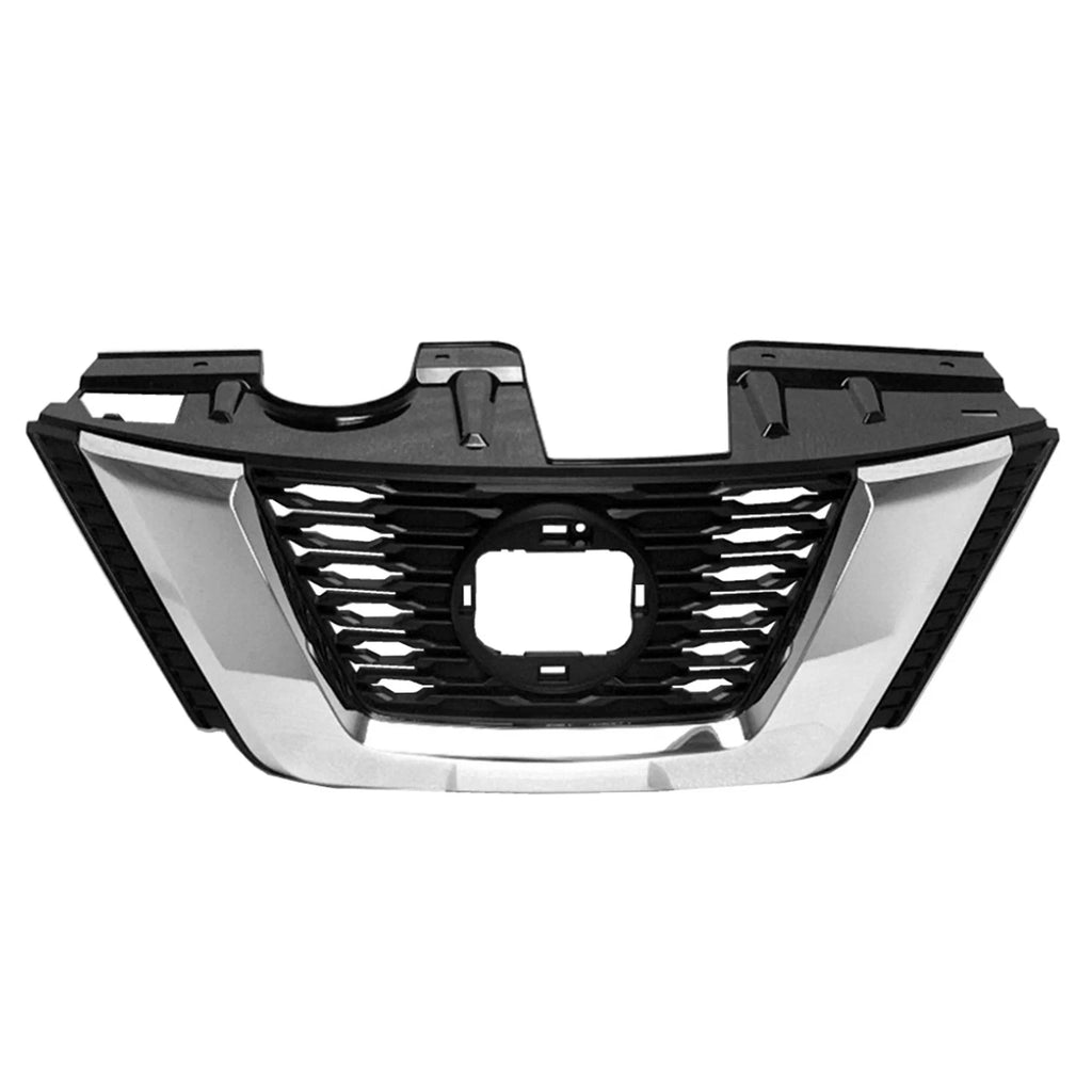 Replacement Black Chrome ABS Plastic Front Grille For 2018-2019 Nissan Rogue