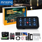8 Gang Switch Panel for Auto-Dimmable RGB Lighting (Universal)