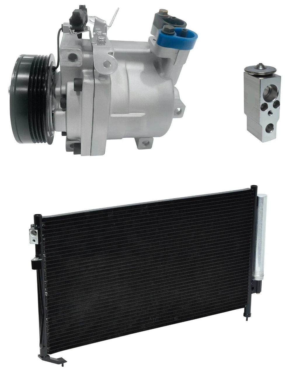 AC Compressor Kit With Condenser for Subaru Forester 2.5L (2007–2008)