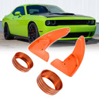 Orange Interior Paddle Shifter AC Volume Knob Cover Ring Trim for Dodge Charger (2011–2023) 745065577936