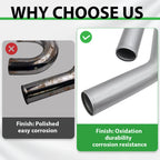 3" Aluminum Intercooler Piping U-Pipe Kit with Coupler & T-Clamps