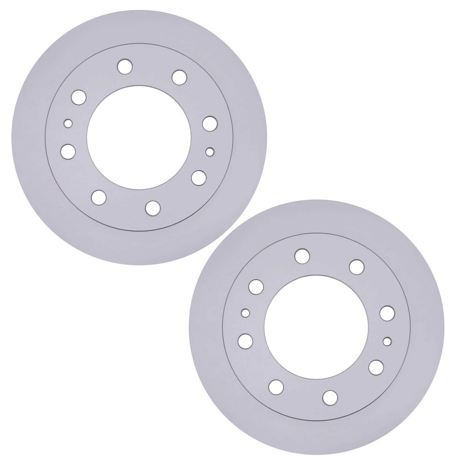 Set of 2 Front Coated Disc Brake Rotors for Chevy GMC (Below 10000lb)