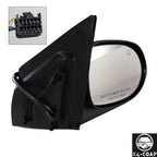 Door Mirror for Dodge Caliber (2007–2012) VAQ2, CH1321365, Right Passenger Side
