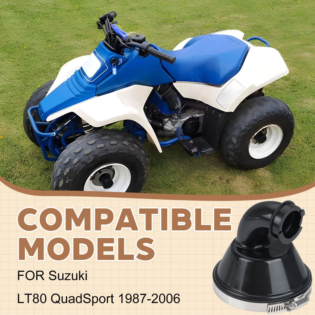 Air Cleaner Rubber Intake Boot for Suzuki LT80 QuadSport (1987–2006)