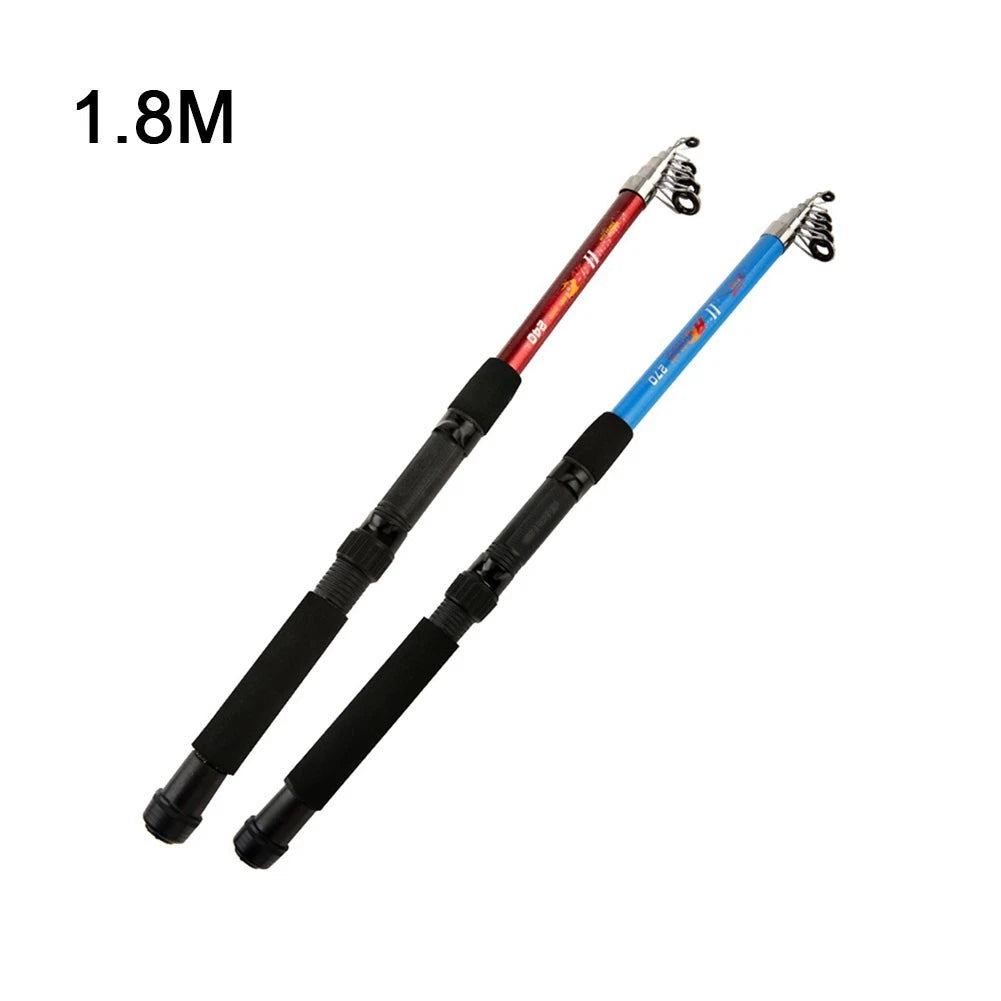 Telescopic Fishing Rod with Smooth Ceramic Guide Ring for Sea Fishing