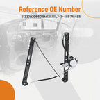 Front Right Window Regulator with Motor for BMW E46 320i 323i 325i 328i 330i (1999–2005)