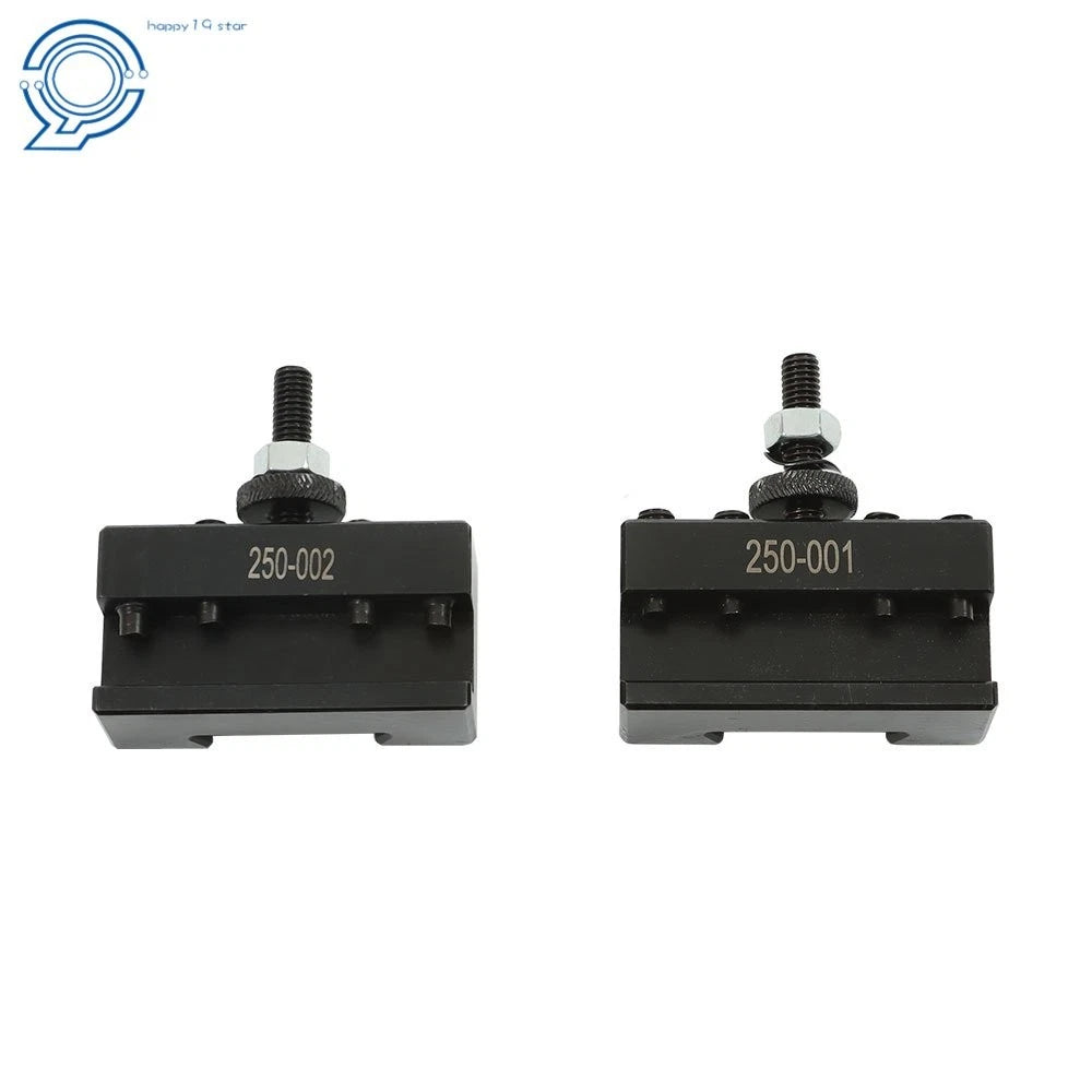 3Pcs Wedge Type Quick Change Tool Post Set for Lathe Up to 8"