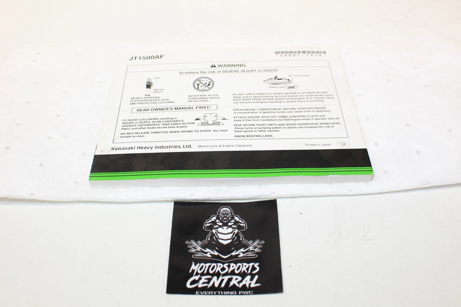 Service Manual for Kawasaki Jet Ski STX15F JT1500 (2015)