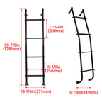 Aluminum Over Door Ladder Rack for Ford Chevy GMC (Universal)