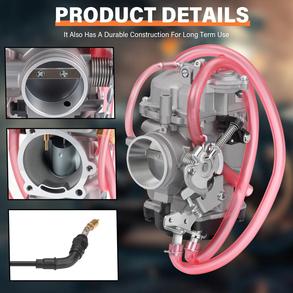 CV40 Carburetor & Choke Cable w/ Gasket for Harley Sportster 883 1200 (1988–2023)