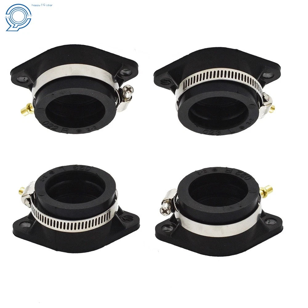 Set of 4 Rubber Boots for Kawasaki Z1 KZ900 KZ1000 (1973–1980)