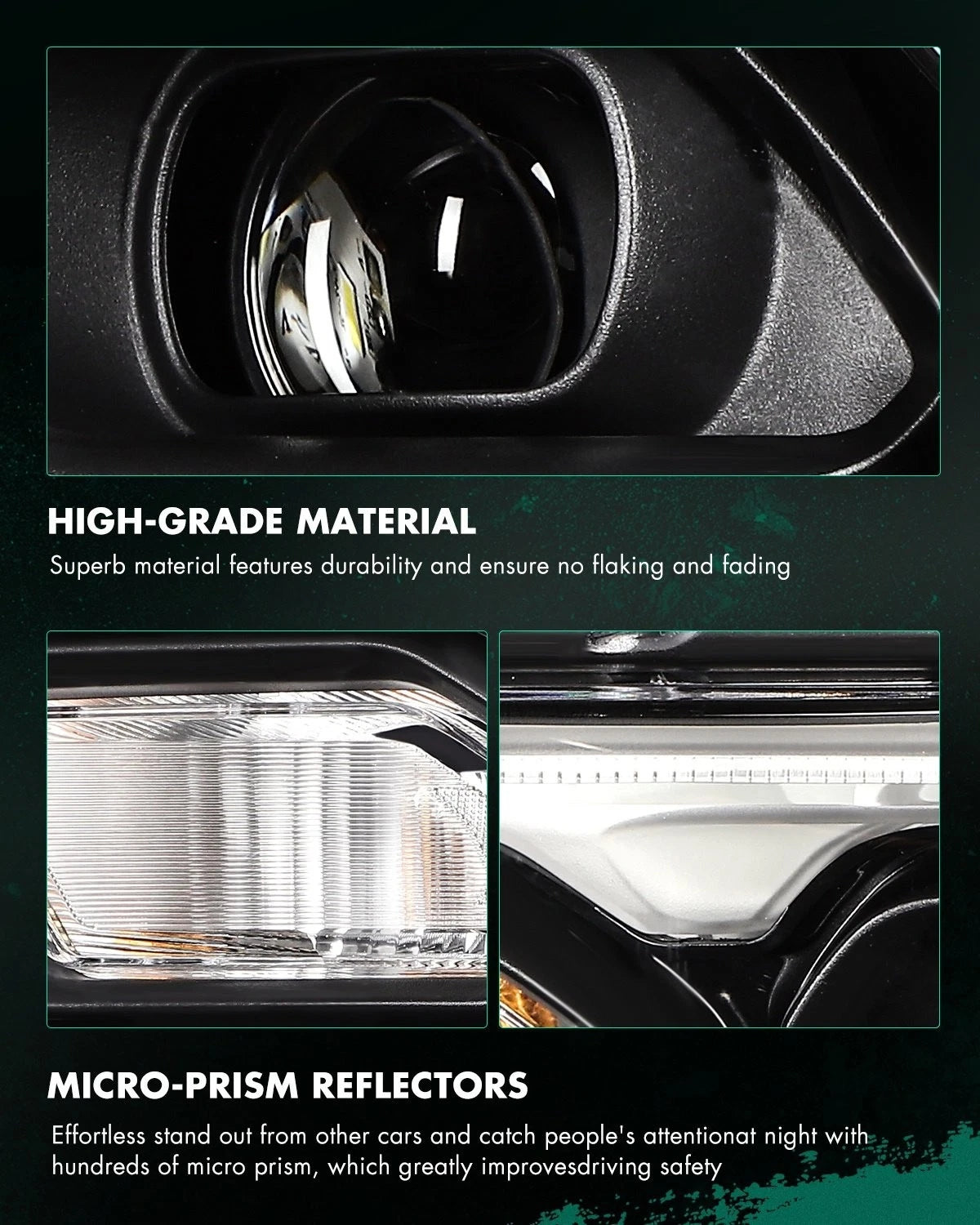 Right Side LED Headlight Assembly for Dodge Durango (2021–2024)