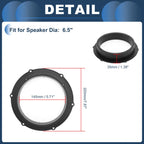 2X Speaker Spacer Ring Adapter for Volkswagen Golf MK5 (2003–2009)
