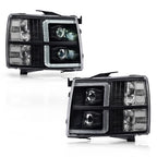 LED Projector Headlights for Chevy Silverado 1500/2500/3500 (2007–2013)