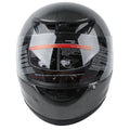 Carbon Fiber Black DOT Adult Flip Up Full Face Motorcycle Helmet - S M L XL