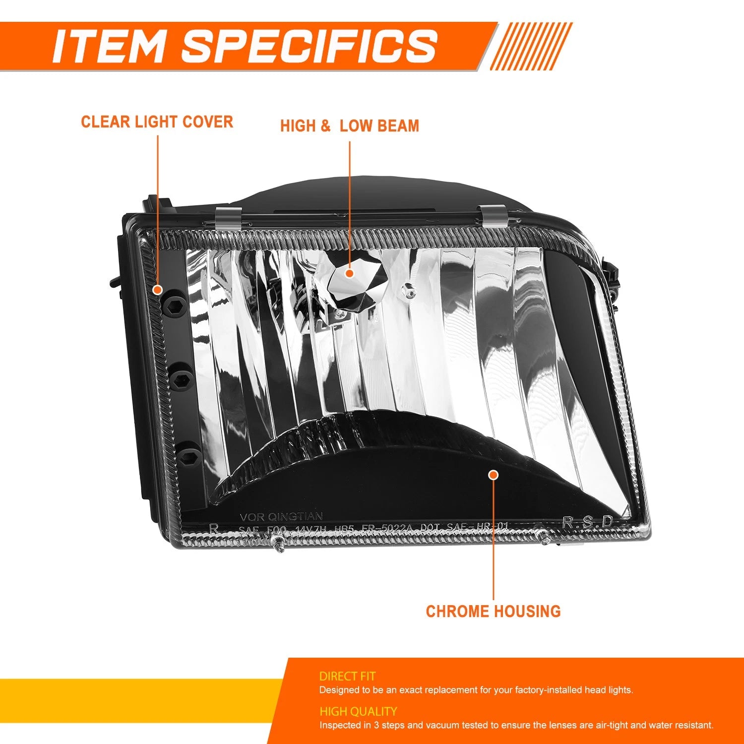 Smoked Lens Projector Headlights for Highlander (2011–2013)