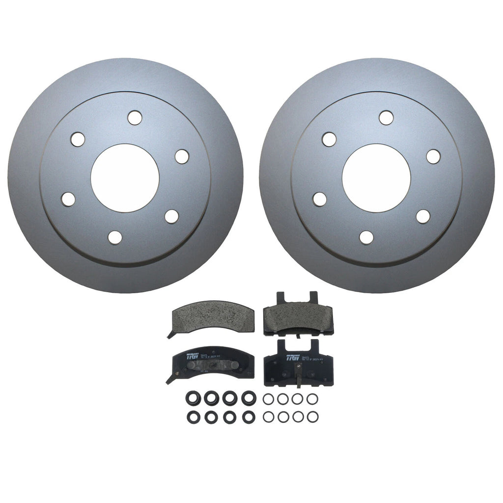 Front Brake Kit 295mm Rotors & TRW Low-Met Pads for Blazer Tahoe K1500 Yukon (1995–2000)