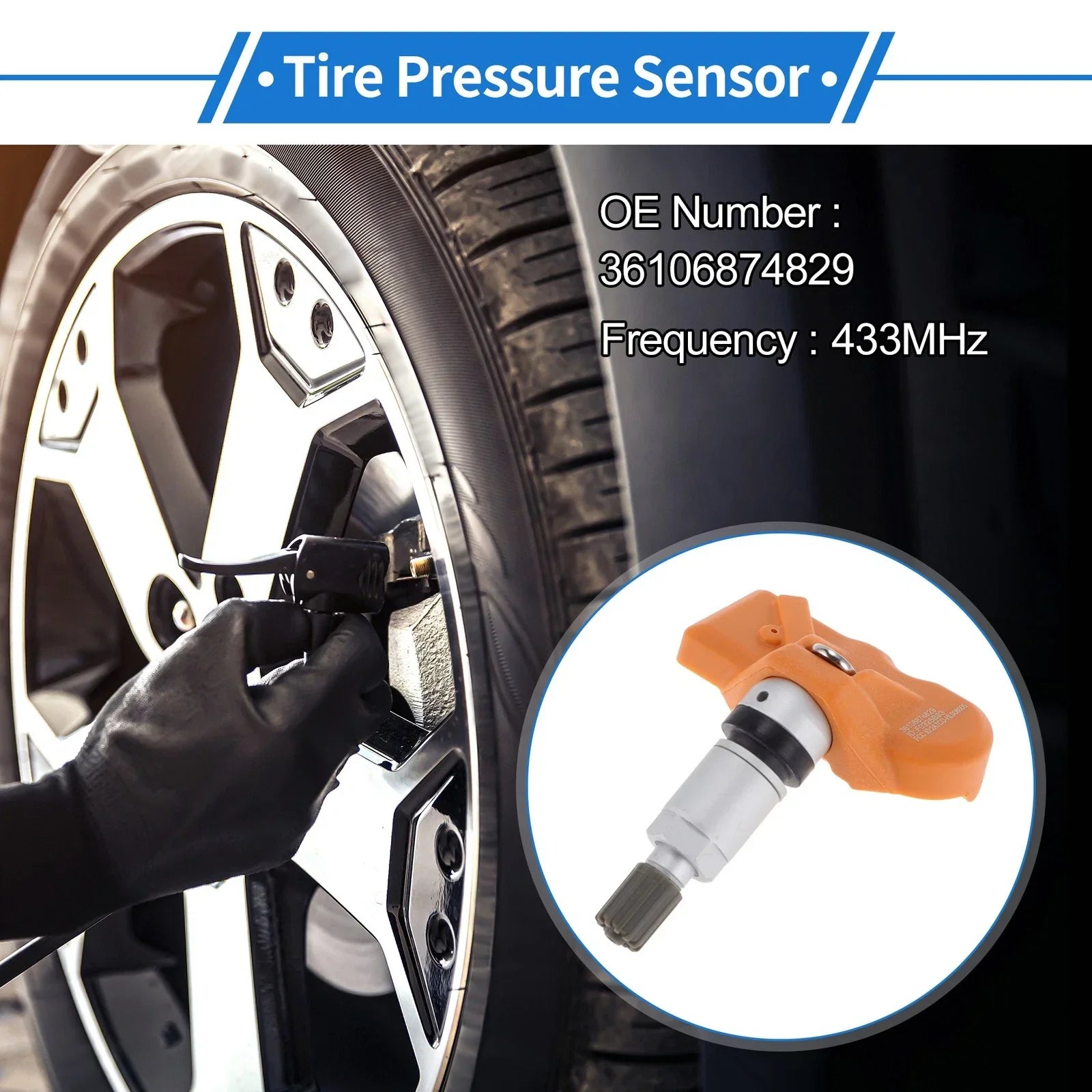 TPMS Sensor 433MHz for BMW 3 Series