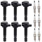 6X Ignition Coils + 6X Spark Plugs for Honda Ridgeline Pilot (2006–2015)