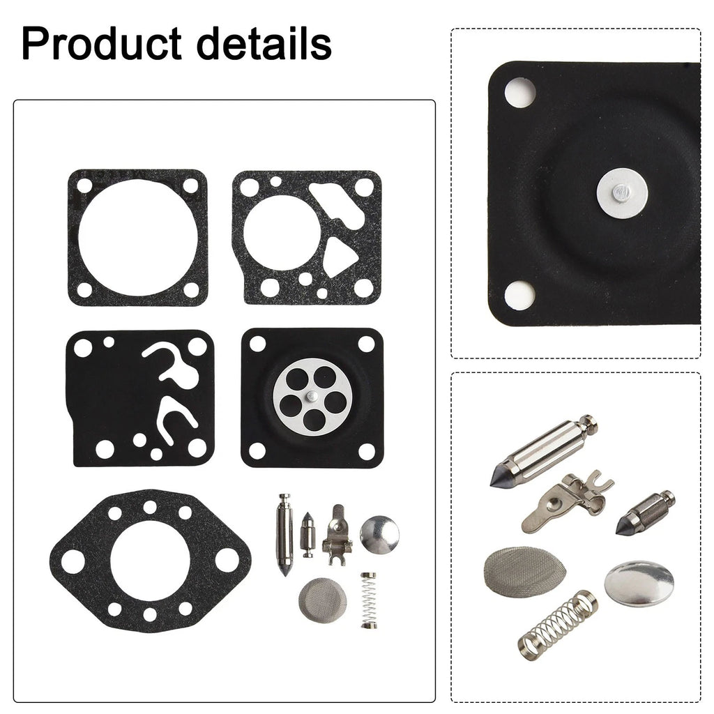 Carburetor Kit for Tillotson HU 020 024 028 030 031 (Reliable Fitment)