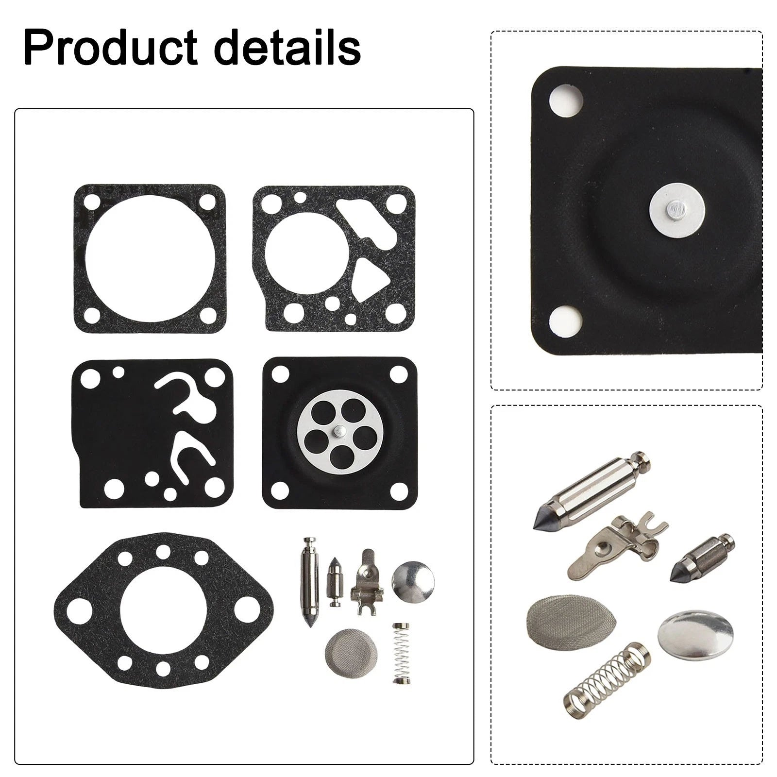 Carburetor Kit for Tillotson HU 020 024 028 030 031 (Reliable Fitment)