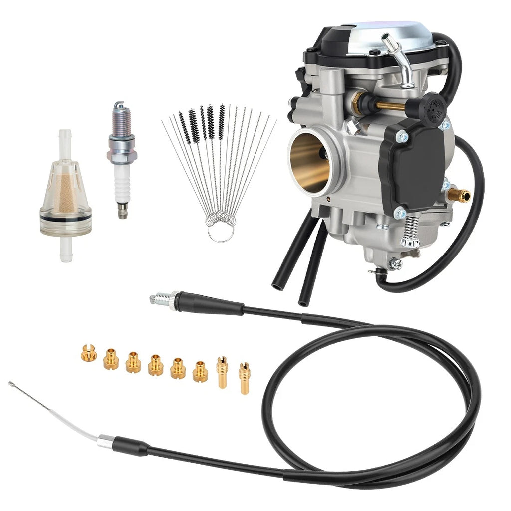 Carburetor & Throttle Cable for Yamaha Wolverine 350 YFM350FX 1996–2001