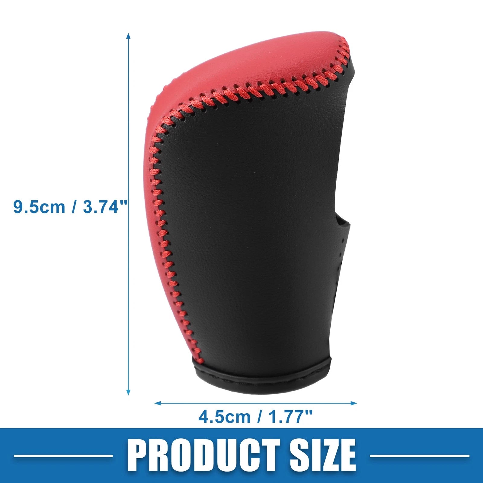 Gear Shifting Knob Cover for Nissan Rogue (2017) PU Leather Black