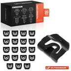 20Pcs Window Glass Reveal Moulding Clip for Chevy Buick Pontiac (1965–1970)