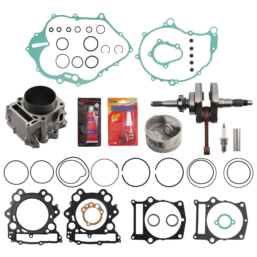 Complete Crankshaft Piston Set w/ Cylinder & Gaskets for Yamaha Grizzly 660 (2002–2008)