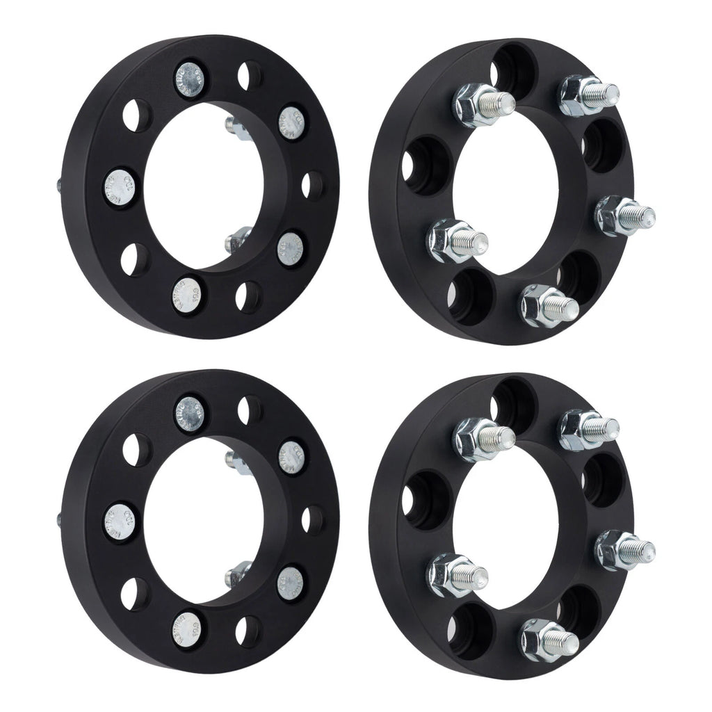 Wheel Spacers for Chevrolet GMC (1980–1995) 4Pcs 1" 12x1.5, 5x4.75 to 5x4.5